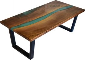 Epoxy river table