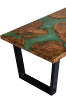 Burl Elm Epoxy river coffee table